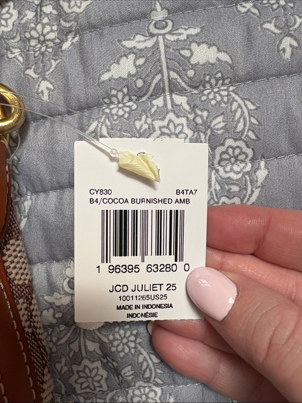 COACH Brown and Cream Signature Jacquard Shoulder Bag - Picture 2 of 5